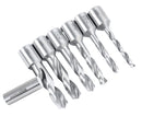 6pcs/Set H.S.S. Fully Ground Drill Sets with 3/4" Weldon Shank, 2inch Cutting Depth, 0519-5002
