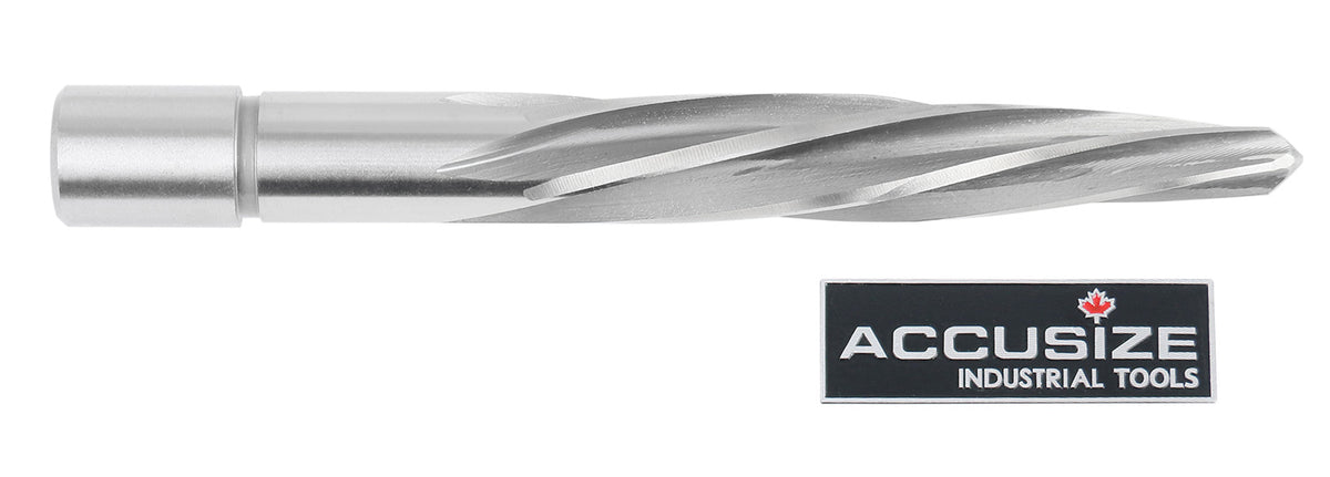 11/16'' H.S.S. Aligning Reamer with 3/4'' / 0.75'' Weldon Shank, Spiral Flute, 0521-1116