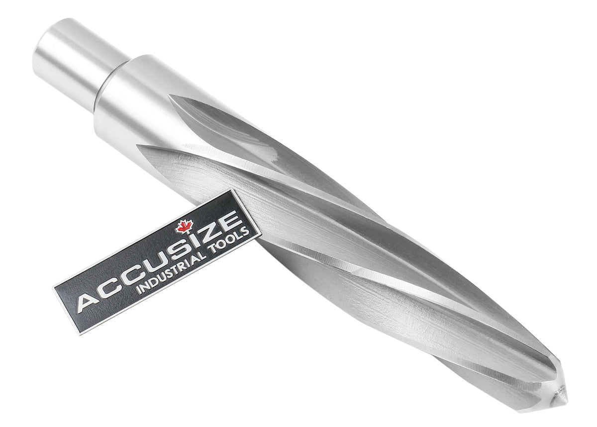 1-1/16'' H.S.S. Aligning Reamer with 3/4'' / 0.75'' Weldon Shank, Spiral Flute, 0521-1716