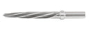 H.S.S. Aligning Reamer, Spiral Flute, 3/8" or 1/2" Straight Shank with 3-Equal Flat