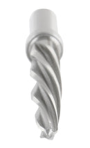 H.S.S. Aligning Reamer, Spiral Flute, 3/8" or 1/2" Straight Shank with 3-Equal Flat
