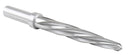 H.S.S. Aligning Reamer, Spiral Flute, 3/8" or 1/2" Straight Shank with 3-Equal Flat
