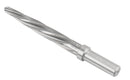 H.S.S. Aligning Reamer, Spiral Flute, 3/8" or 1/2" Straight Shank with 3-Equal Flat