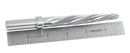 H.S.S. Aligning Reamer, Spiral Flute, 3/8" or 1/2" Straight Shank with 3-Equal Flat