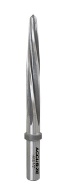 H.S.S. Aligning Reamer, Spiral Flute, 3/8" or 1/2" Straight Shank with 3-Equal Flat