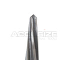 H.S.S. Aligning Reamer, Spiral Flute, 3/8" or 1/2" Straight Shank with 3-Equal Flat