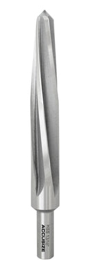 H.S.S. Aligning Reamer, Spiral Flute, 3/8" or 1/2" Straight Shank with 3-Equal Flat