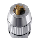 CanCNC Tooling Solutions 1/16-1/2" R8 Precision Keyless Drill Chuck, Heavy-Duty with Integrated Shank, Titanium Jaws, 0537-1208