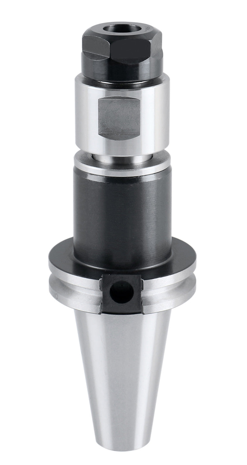 Cat40 to Er20 Premium Floating Tap Collet Chuck, 5/8'' to 11 Rear Thread, 0537-5984