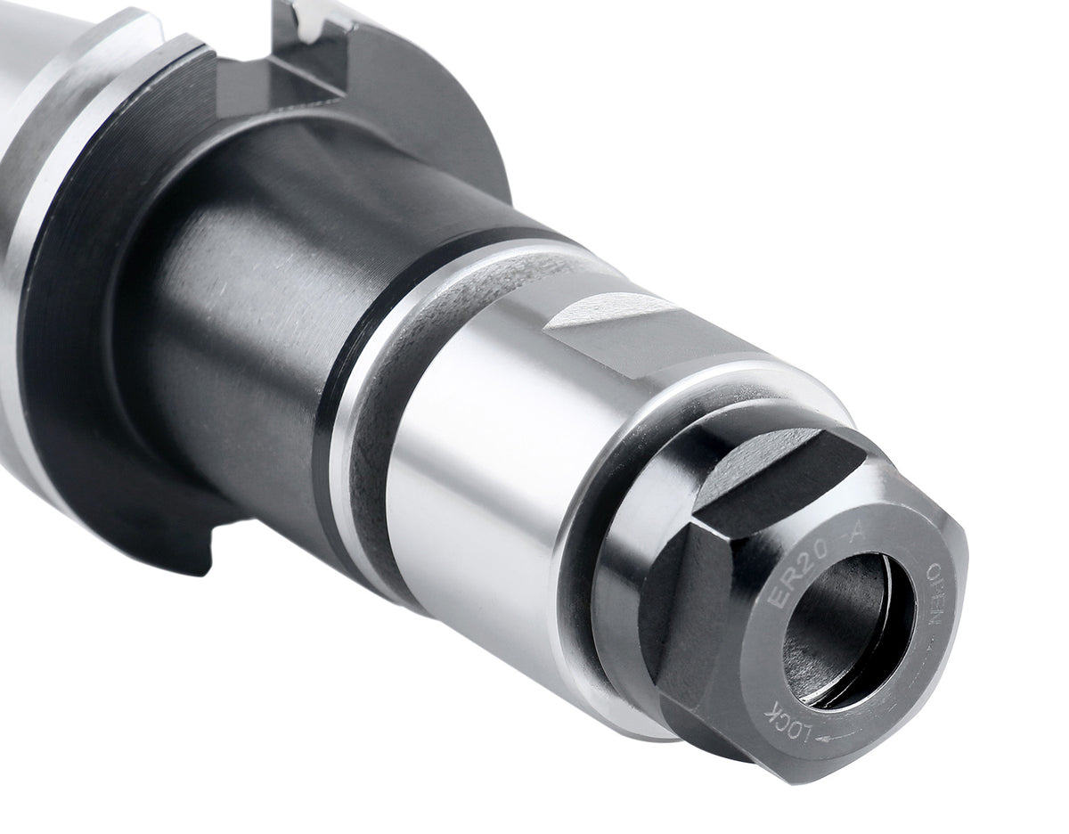 Cat40 to Er20 Premium Floating Tap Collet Chuck, 5/8'' to 11 Rear Thread, 0537-5984