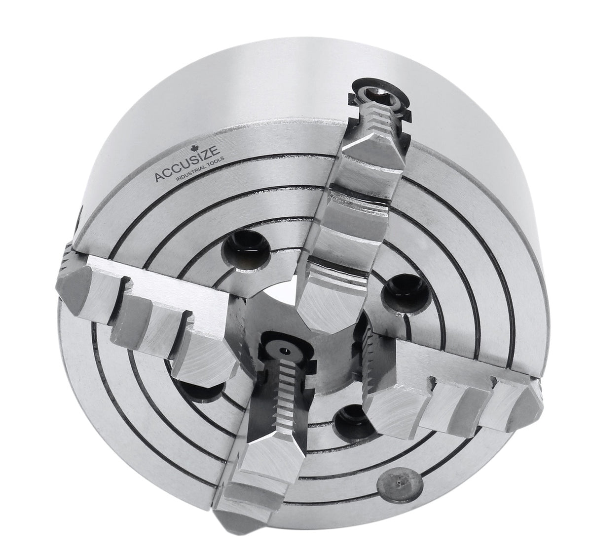 4-Jaw Independent Lathe Chucks, Plain Back