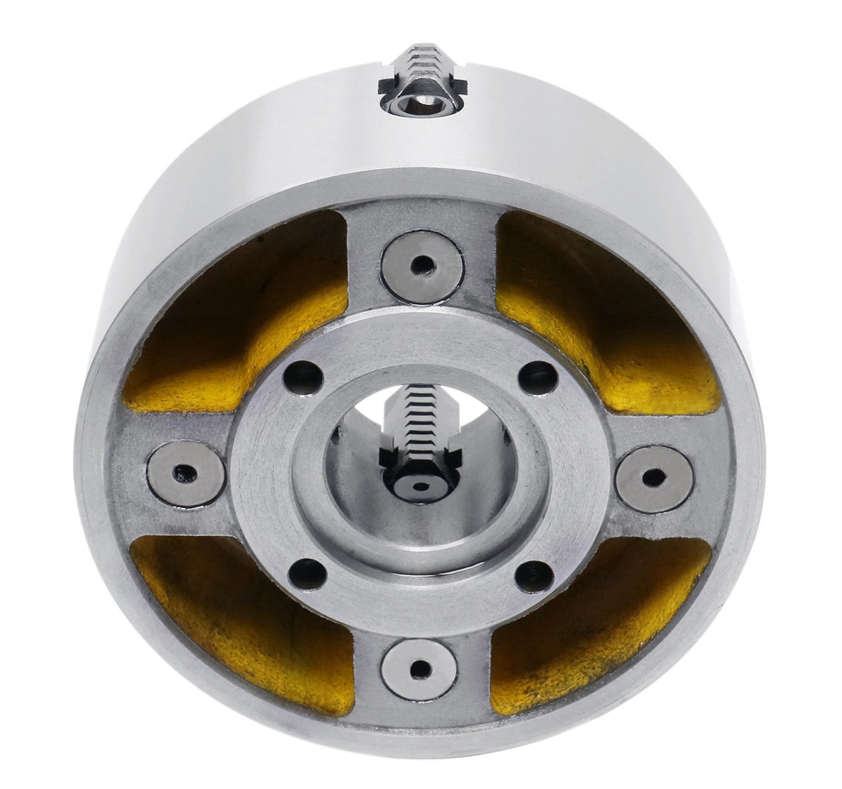 4-Jaw Independent Lathe Chucks, Plain Back