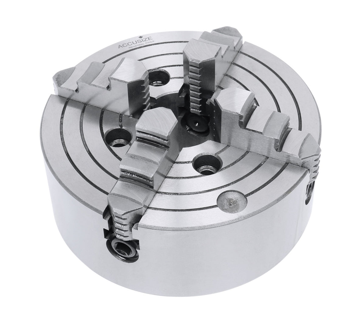 4-Jaw Independent Lathe Chucks, Plain Back