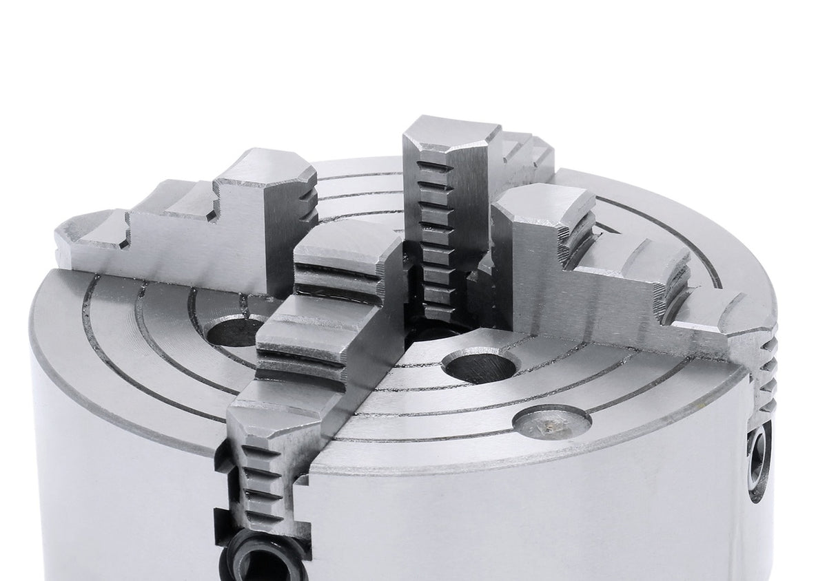 4-Jaw Independent Lathe Chucks, Plain Back
