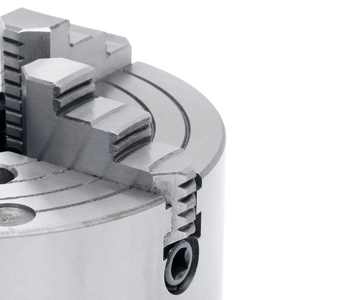 4-Jaw Independent Lathe Chucks, Plain Back