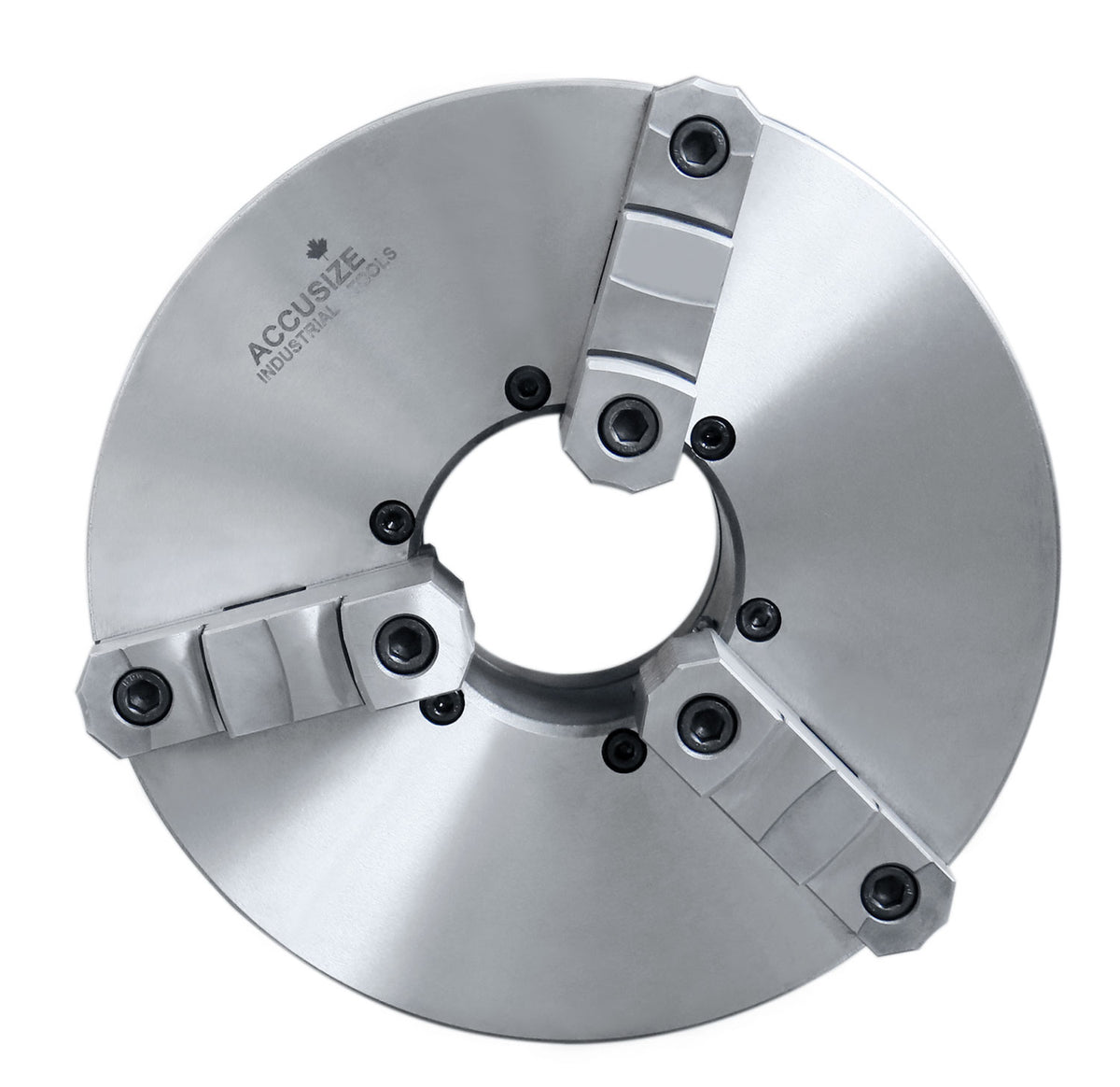 Two-Piece Reversible Jaws 3-Jaw Lathe Chucks, Direct Mount