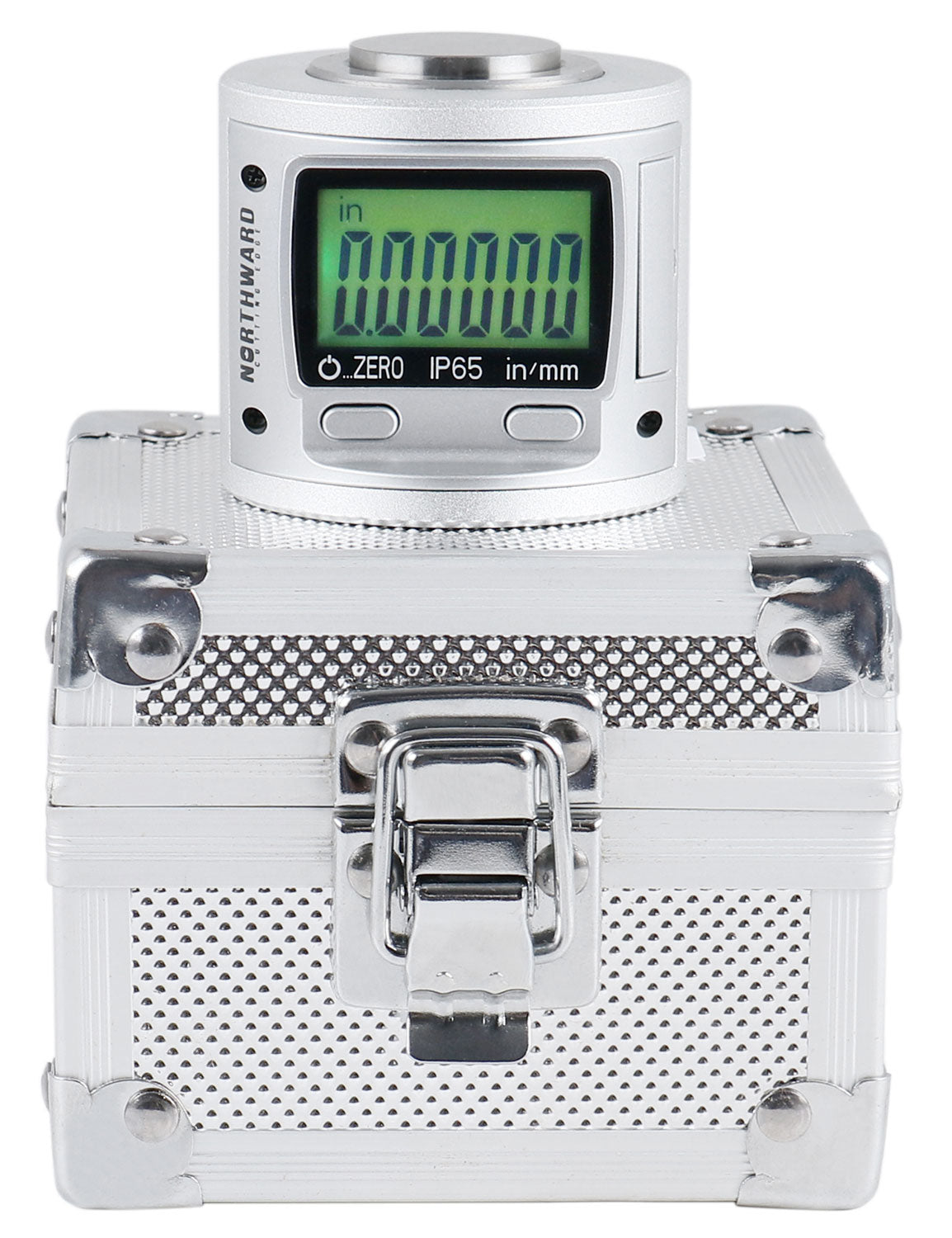 IP65 Electronic Digital Magnetic Height Presetter, 2" x 0.00005", in/mm, 0805-4016