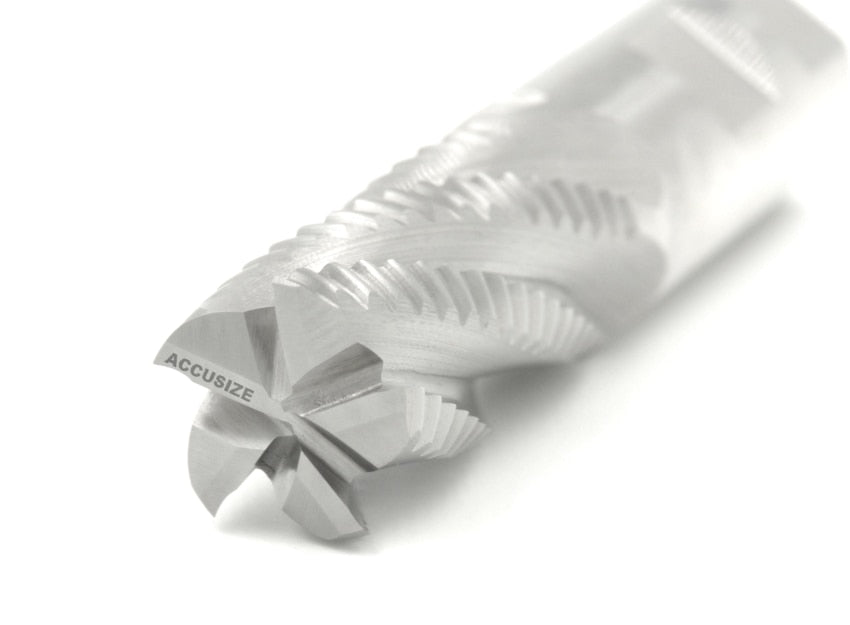 Fraises d'extrémité d'ébauche M42 -8% Cobalt, Dent standard