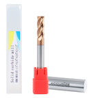 1/4'' 4 Flute, 1/4 by 1/4 by 3/4 by 2'' Tialn Coating Micrograin Solid Carbide End Mill, 1006-0014