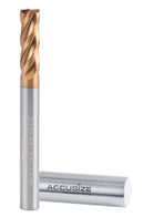 1/4'' 4 Flute, 1/4 by 1/4 by 3/4 by 2'' Tialn Coating Micrograin Solid Carbide End Mill, 1006-0014