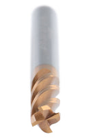 1/4'' 4 Flute, 1/4 by 1/4 by 3/4 by 2'' Tialn Coating Micrograin Solid Carbide End Mill, 1006-0014