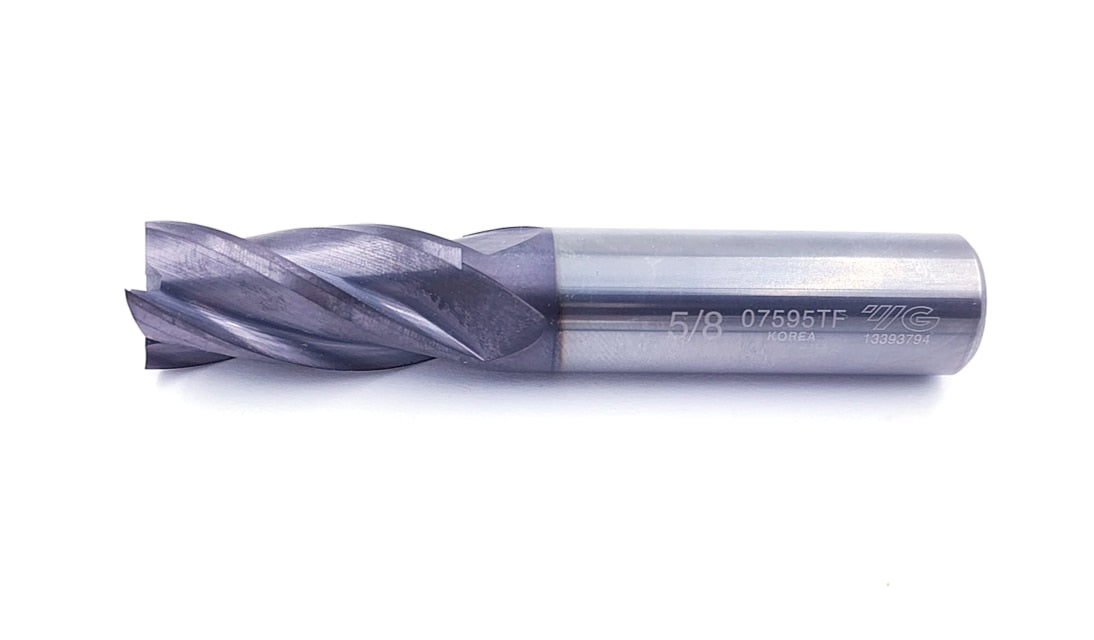 4 Flute Single End Solid Carbide End Mills