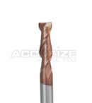 Fraises en carbure massif à 2 cannelures