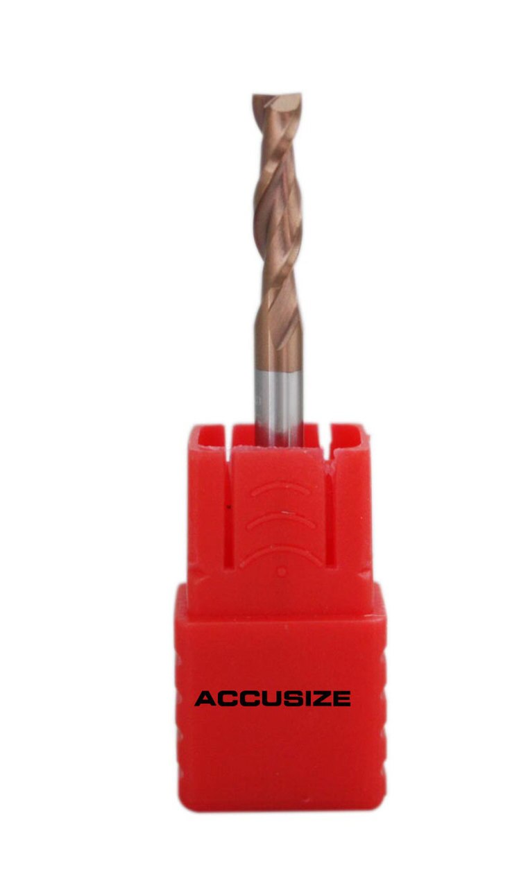 Solid Carbide End Mills, 2-Flute and 4-Flute