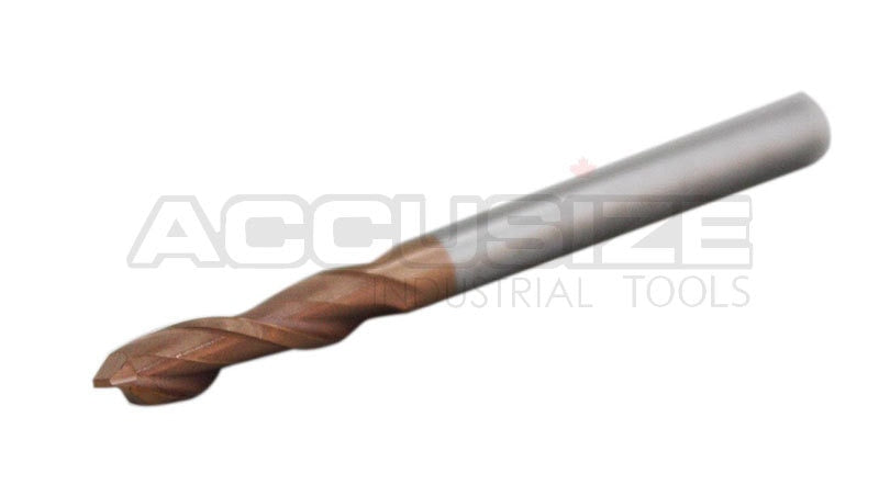 Solid Carbide End Mills, 2-Flute and 4-Flute