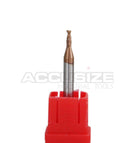 Fraises en carbure massif micrograin revêtu TiAln, 2 cannelures et 4 cannelures