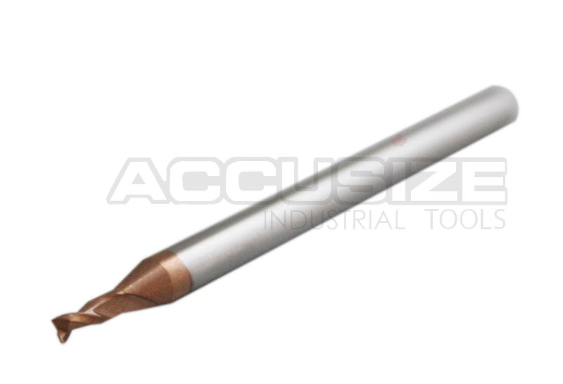 Solid Carbide End Mills, 2-Flute and 4-Flute