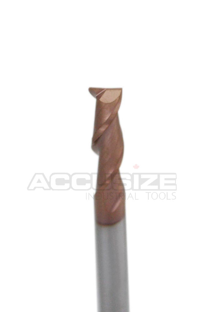 Solid Carbide End Mills, 2-Flute and 4-Flute