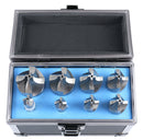 H.S.S. Corner Rounding End Mill Set Size from 1/16'' to 3/8'', 8 Pcs, 1011-0008