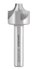 Hss Corner Roudning End Mill, 5/16'' Radius, 1/2'' Shank Diameter, 1-1/8'' Largest Diameter, 3-1/4'' Oal, 1011-0512