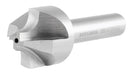 Hss Corner Roudning End Mill, 5/16'' Radius, 1/2'' Shank Diameter, 1-1/8'' Largest Diameter, 3-1/4'' Oal, 1011-0512