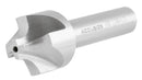 Hss Corner Roudning End Mill, 1/4'' Radius, 1/2'' Shank Diameter, 1'' Largest Dianmeter, 3-1/8'' Oal, 1011-1412
