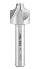Hss Corner Roudning End Mill, 1/4'' Radius, 1/2'' Shank Diameter, 1'' Largest Dianmeter, 3-1/8'' Oal, 1011-1412