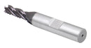 Standard Tooth M42 8% Cobalt Tialn Roughing End Mill, 1/4'' by 3/8'' by 3/4'' Flt Length, 1102-0014