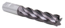 Standard Tooth M42 8% Cobalt Tialn Roughing End Mill, 1'' by 1'' by 4'' Flt Length, 1102-0114
