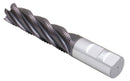 Standard Tooth M42 8% Cobalt Tialn Roughing End Mill, 1'' by 1'' by 4'' Flt Length, 1102-0114