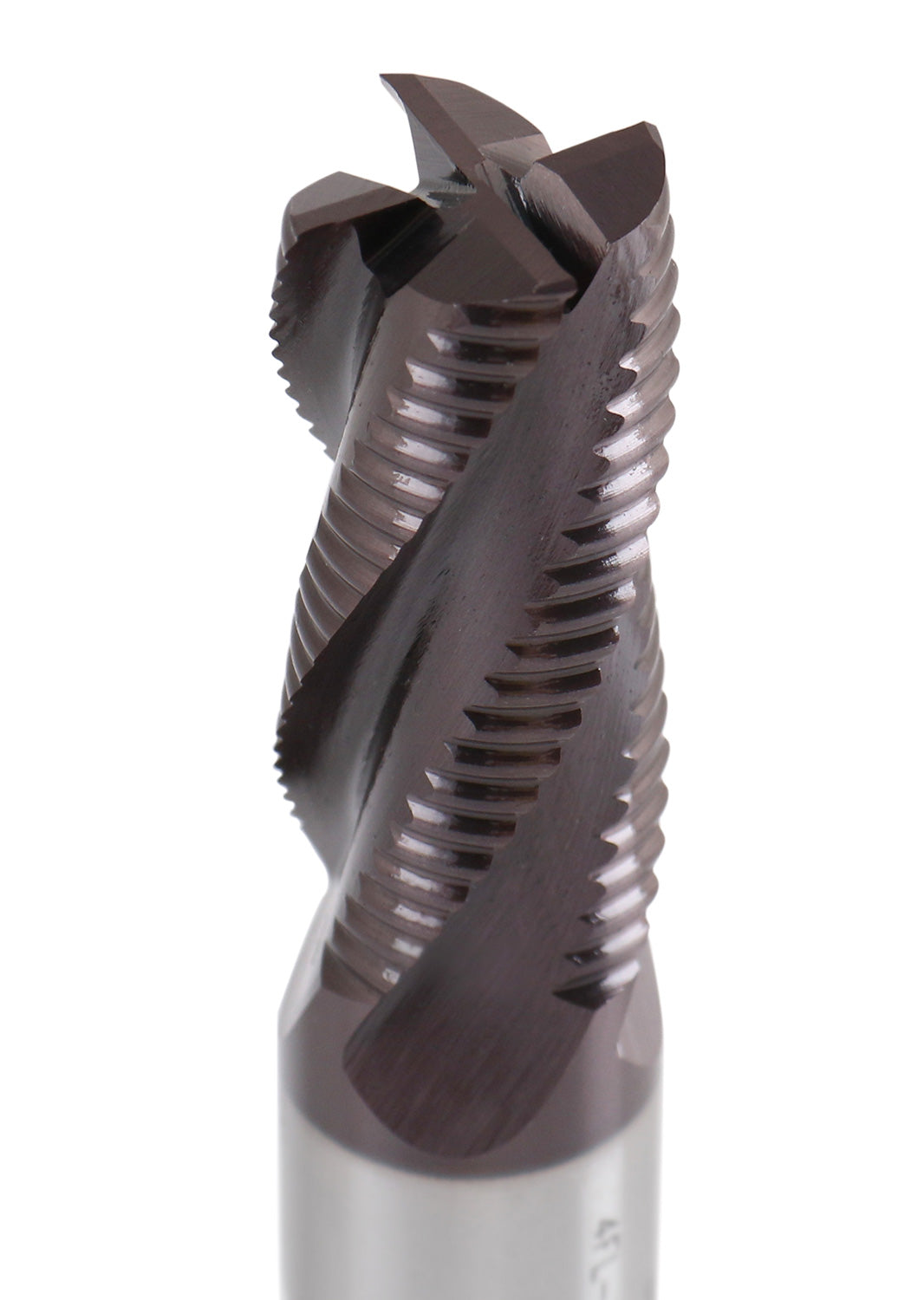 Standard Tooth, TiAlN Coated, M42-8% Cobalt Roughing End Mills