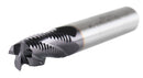 3/8'' Fine Tooth M42 8% Cobalt Tialn Roughing End Mill, 3/8'' Shk Dia, 3/4'' Flute Length, 2-1/2'' Oal, 4 Flute, 1104-0038