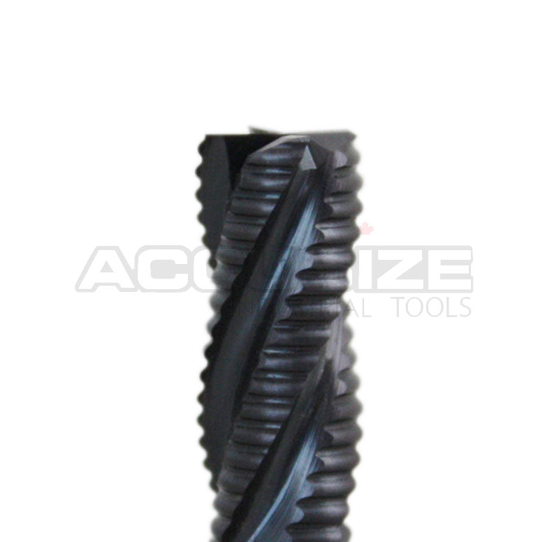 Standard Tooth, TiAlN Coated, M42-8% Cobalt Roughing End Mills