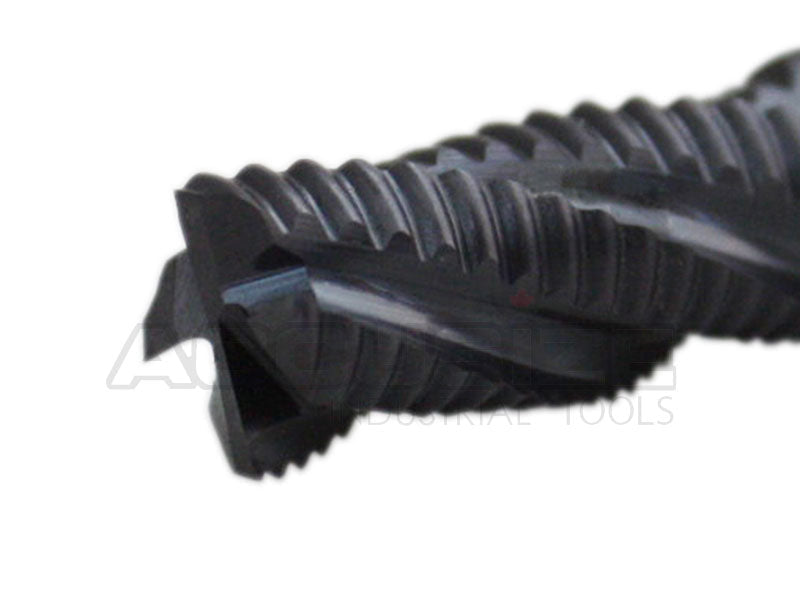 Standard Tooth, TiAlN Coated, M42-8% Cobalt Roughing End Mills