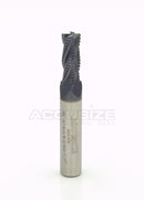 Fine Tooth, TiAlN Coated, M42-8% Cobalt Roughing End Mills