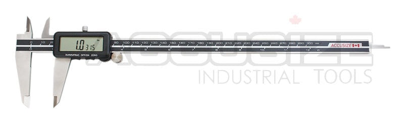 Full Screen LCD Electronic Digital Caliper, Metric/Inch/Fractional
