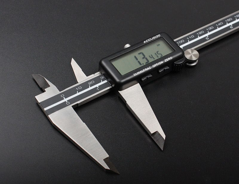 Full Screen LCD Electronic Digital Caliper, Metric/Inch/Fractional