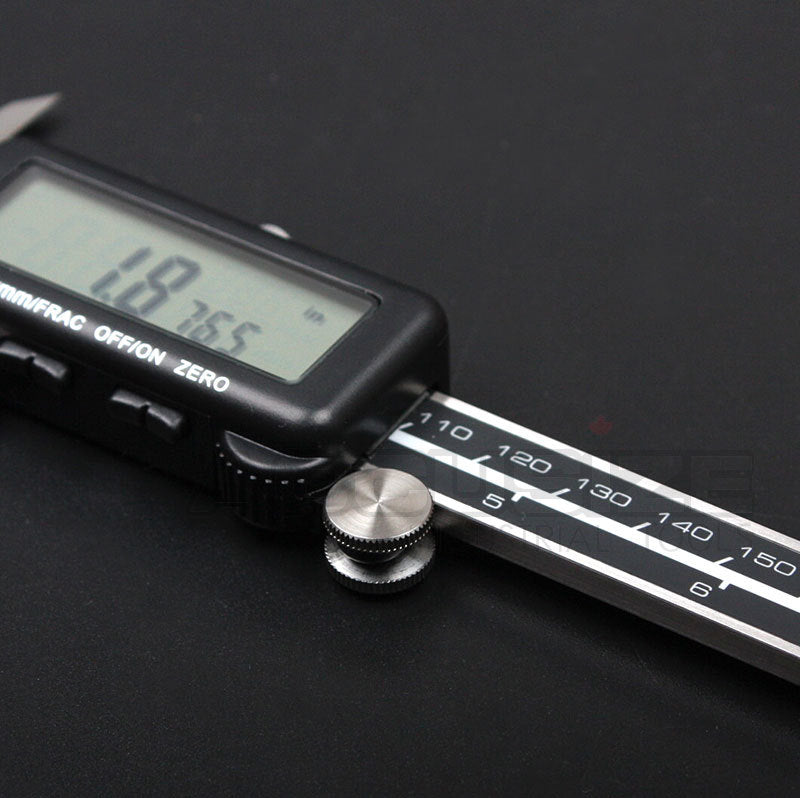 Full Screen LCD Electronic Digital Caliper, Metric/Inch/Fractional