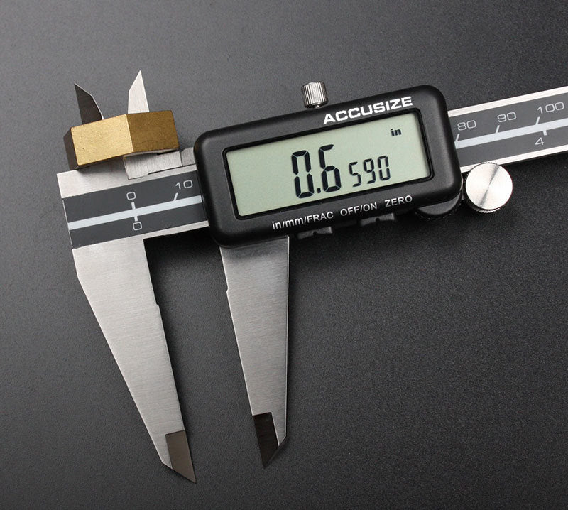 Full Screen LCD Electronic Digital Caliper, Metric/Inch/Fractional