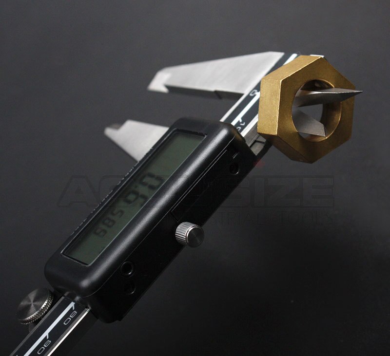 Full Screen LCD Electronic Digital Caliper, Metric/Inch/Fractional